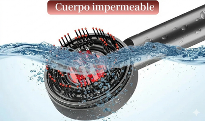 Cepillo Masajeador Cabello Terapia Luz
